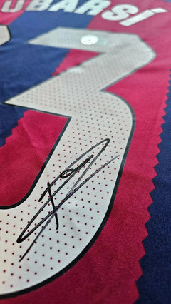 Pau Cubarsi Signed Barcelona Football Shirt 2023/24 | Beckett First Edition - Walkouts
