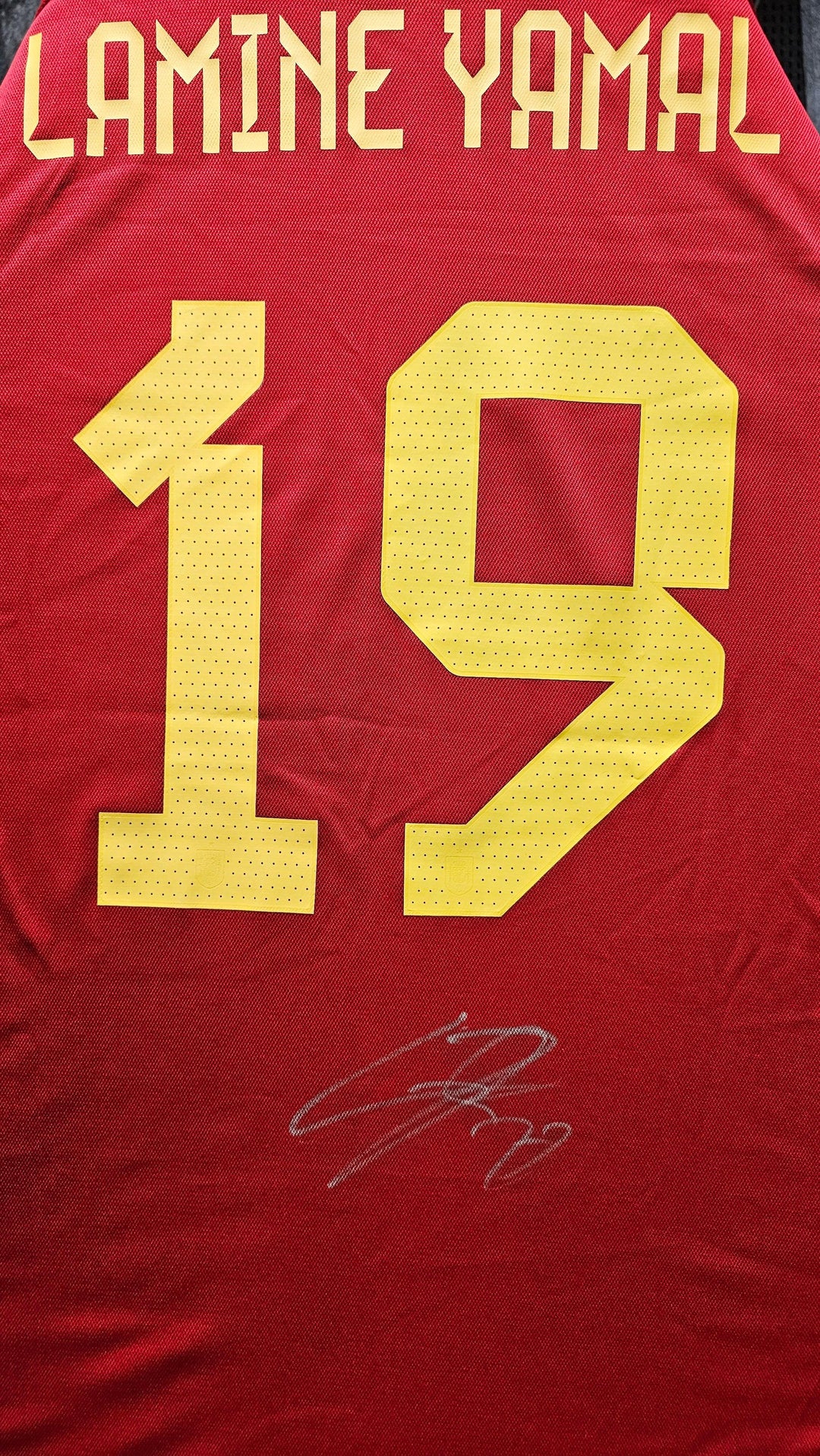 Lamine Yamal 19 Spain 2024 - Signed Soccer Shirt | National Debut Season