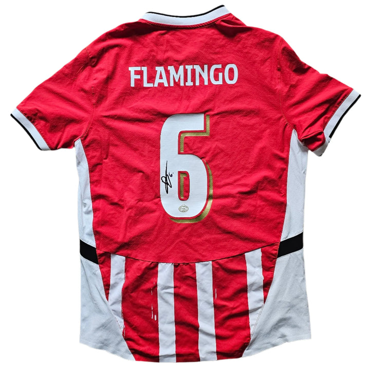 Ryan Flamingo 6 PSV Signed Football Shirt | Match-Worn Champions League