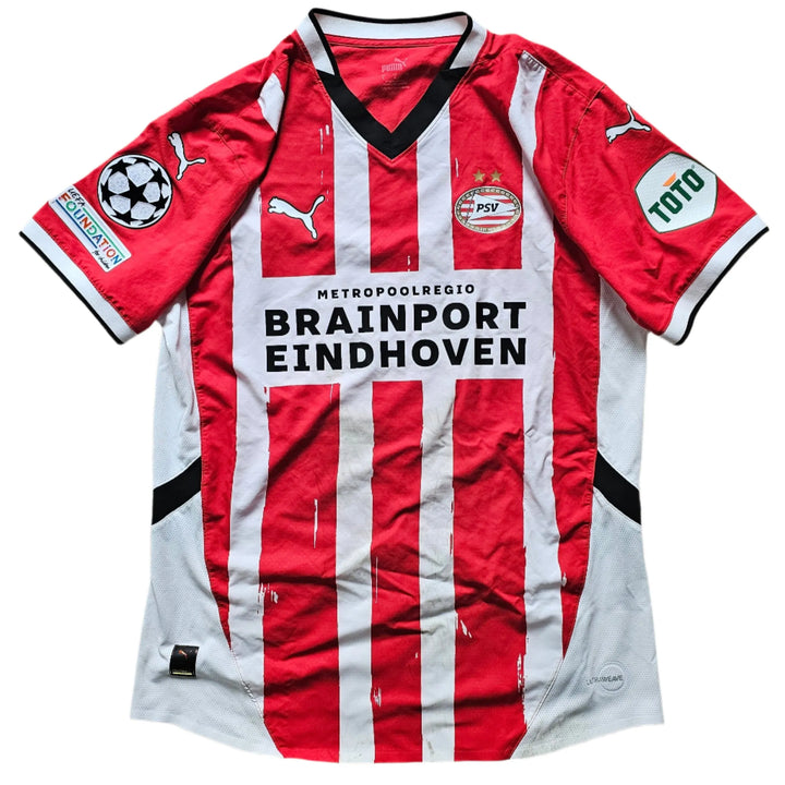 Ryan Flamingo 6 PSV Signed Football Shirt | Match-Worn Champions League