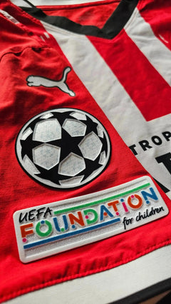 Ryan Flamingo 6 PSV Signed Football Shirt | Match-Worn Champions League - Walkouts