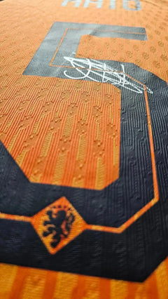 Jorrel Hato 5 Holland Signed Shirt | Match-Worn vs. Hungary - Walkouts