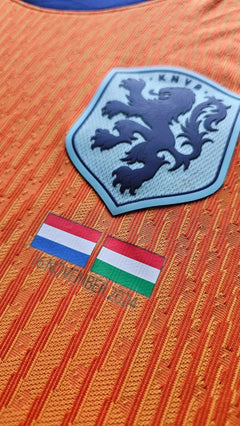 Jorrel Hato 5 Holland Signed Shirt | Match-Worn vs. Hungary - Walkouts