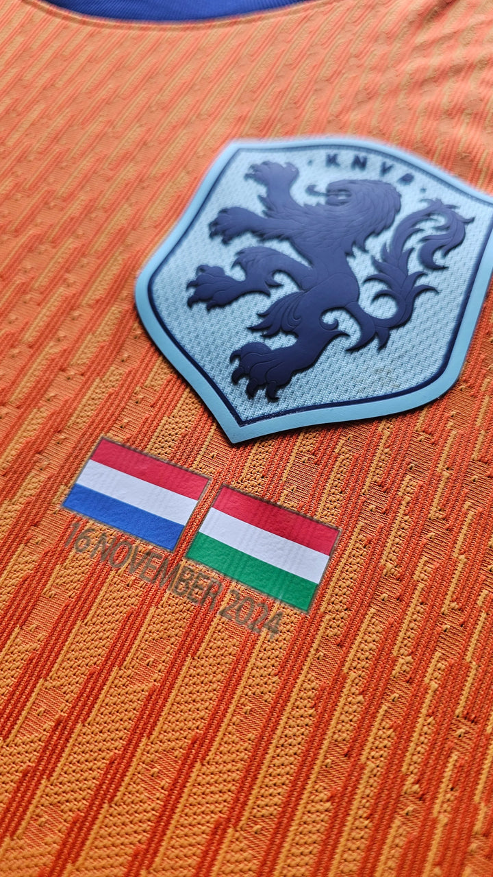 Jorrel Hato 5 Holland Signed Shirt | Match-Worn vs. Hungary