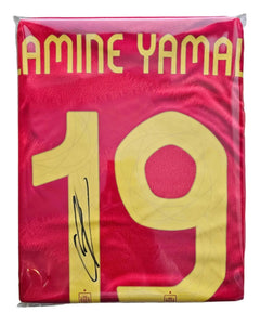 Lamine Yamal 19 Spain 2024 | Signed Football Shirt ICONS - Walkouts