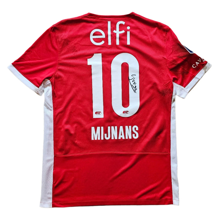 Sven Mijnans 10 AZ Alkmaar | Signed Football Shirt vs. Ajax