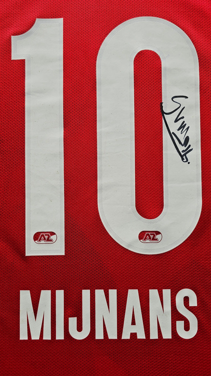 Sven Mijnans 10 AZ Alkmaar | Signed Football Shirt vs. Ajax