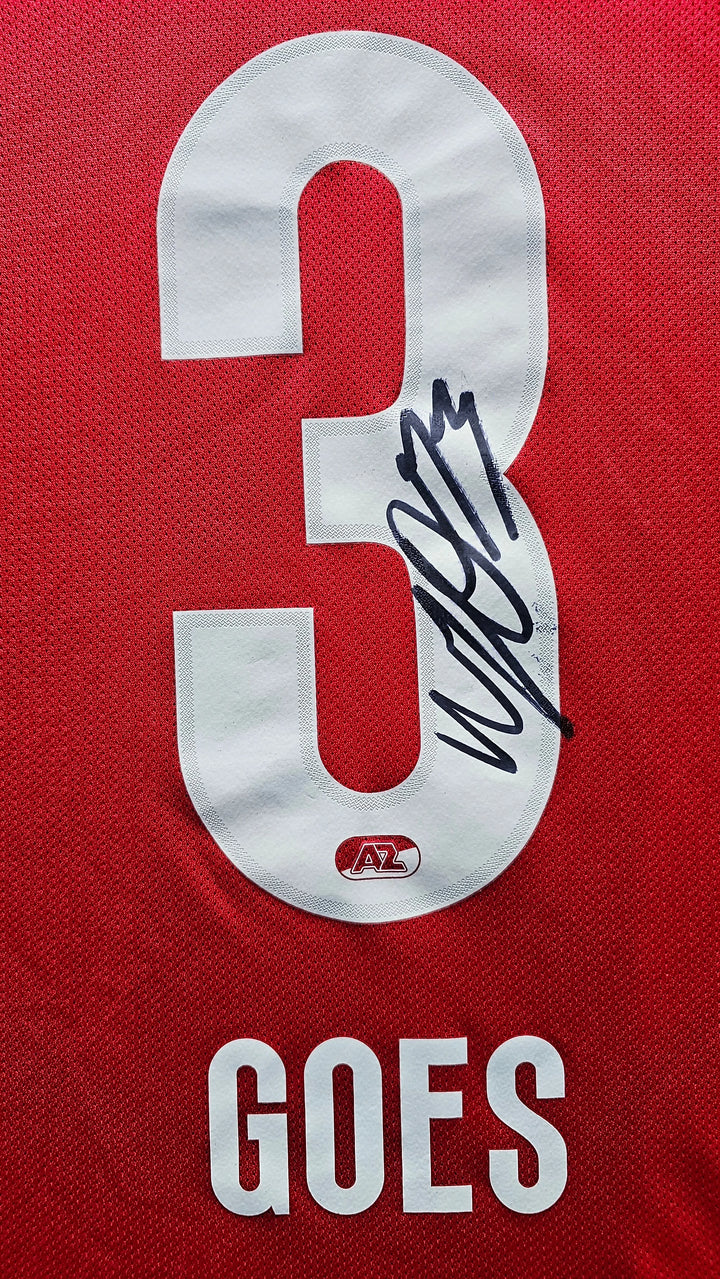 Wouter Goes 3 AZ Alkmaar | Signed Football Shirt vs. Ajax