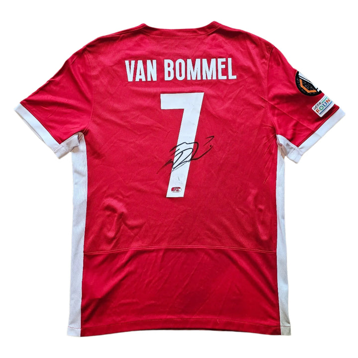 Ruben van Bommel  7 AZ Alkmaar | Signed Football Shirt UEL Goal Scorer