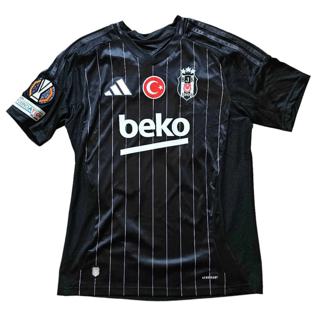 Mustafa 91 Beşiktaş Signed Football Shirt | 2024-2025 Worn vs. Ajax - Walkouts