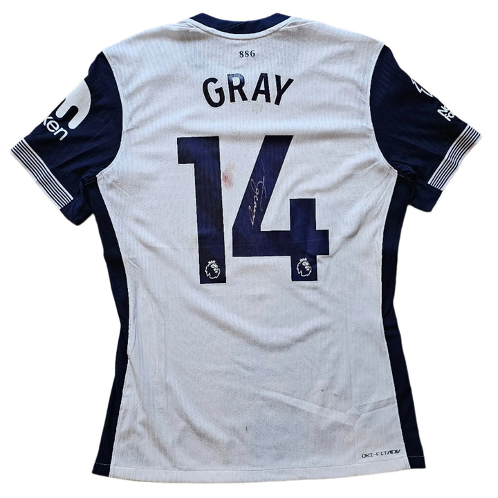 Archie Gray 14 Tottenham Hotspur | 2024-2025 Signed Worn vs. Chelsea