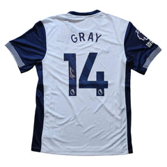Archie Gray 14 Tottenham 2024-2025 Signed Football Shirt | Spurs' Rising Star - Walkouts