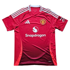 Leny Yoro 15 Manchester United 2024-2025 Signed Football Shirt | Early Signing