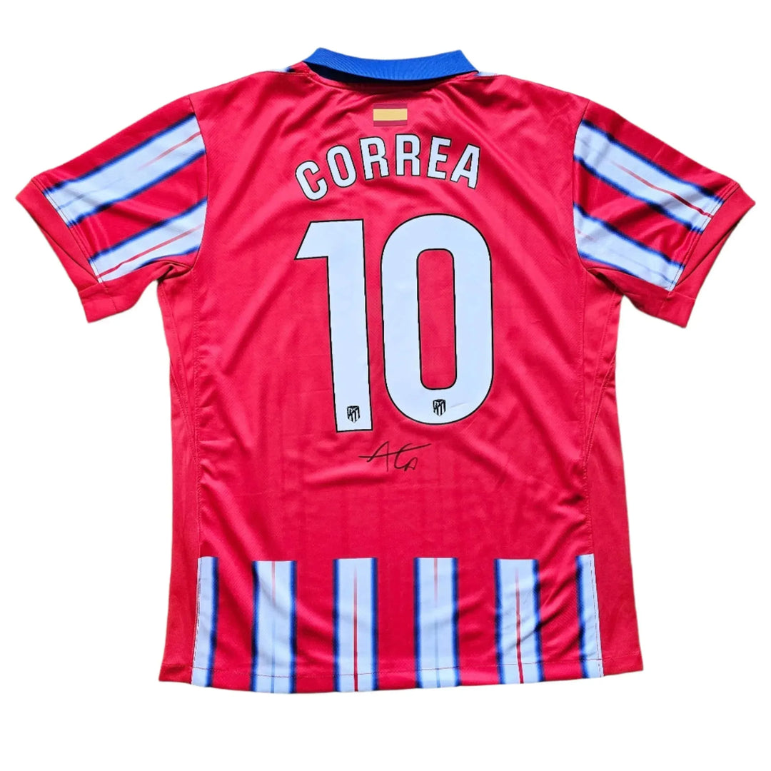 Ángel Correa 10 Atlético Madrid 2024-2025 Signed Football Shirt - Walkouts