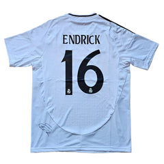 Endrick 16 Real Madrid 2024-2025 Signed Football Shirt | Brazilian Star - Walkouts