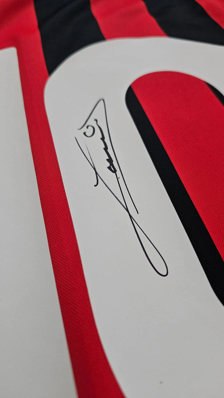 Ruud Gullit 10 AC Milan 125th Anniversary Signed Shirt | Fanshop Limited