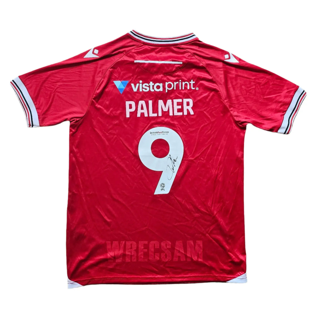 Ollie Palmer 9 Wrexham AFC 2023-2024 Signed Fanshop Jersey