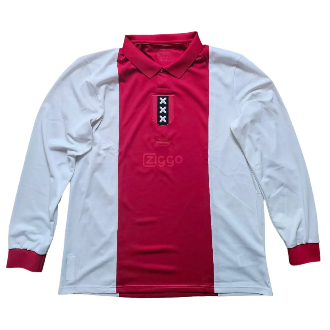 Sjaak Swart 8 Ajax 125th Anniversary Signed Shirt | Mr. Ajax - Walkouts