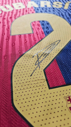 Pau Cubarsi Signed Barcelona Soccer Jersey 2024/25 | LaLiga Champions - Walkouts