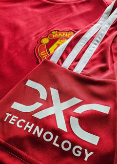 Leny Yoro 15 Manchester United 2024-2025 Signed Football Shirt | Rising Star - Walkouts