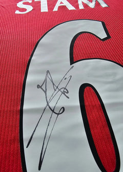 Jaap Stam 6 Manchester United 1998-1999 Signed Jersey | Treble Season - Walkouts