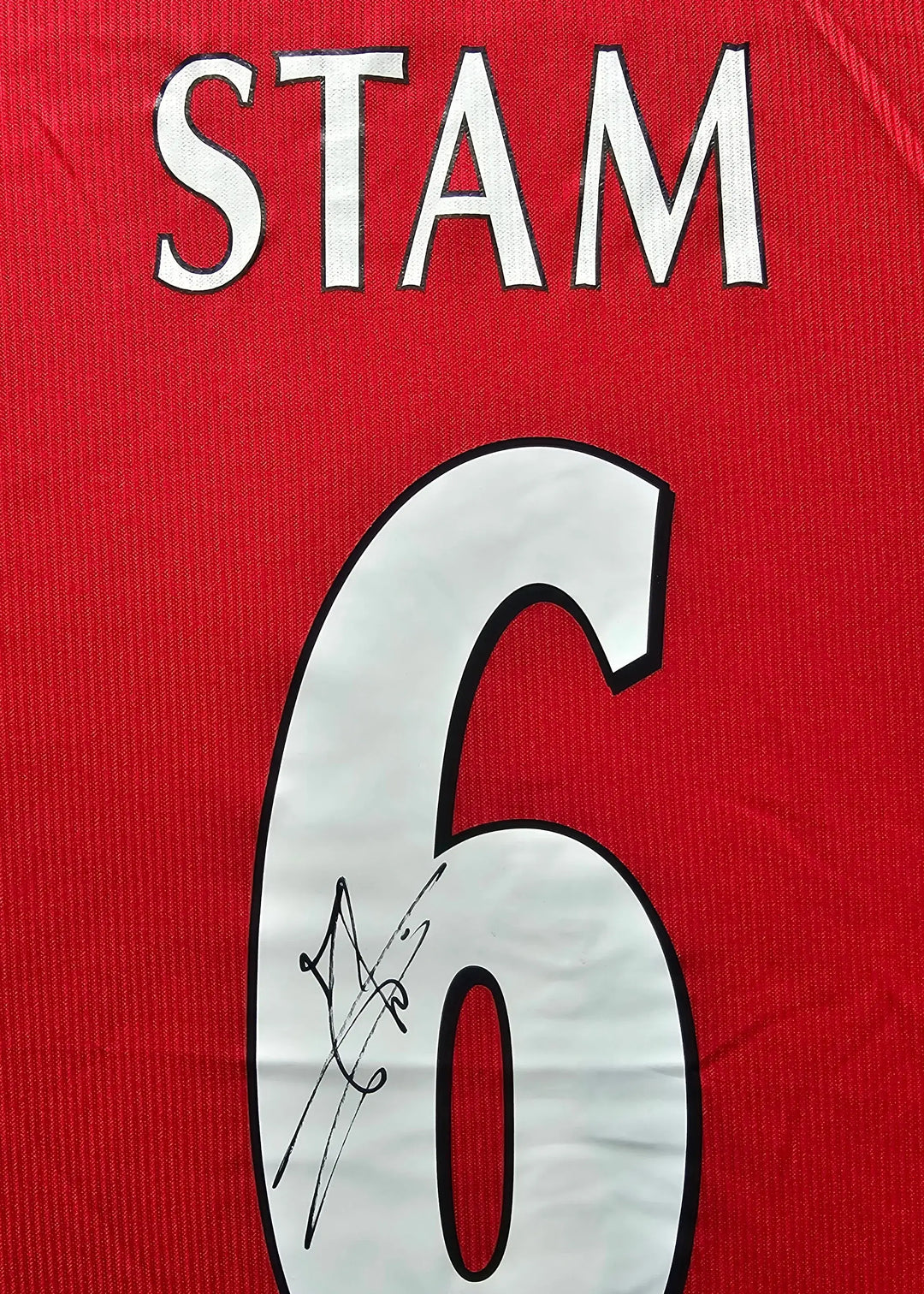 Jaap Stam 6 Manchester United 1998-1999 Signed Jersey | Treble Season - Walkouts