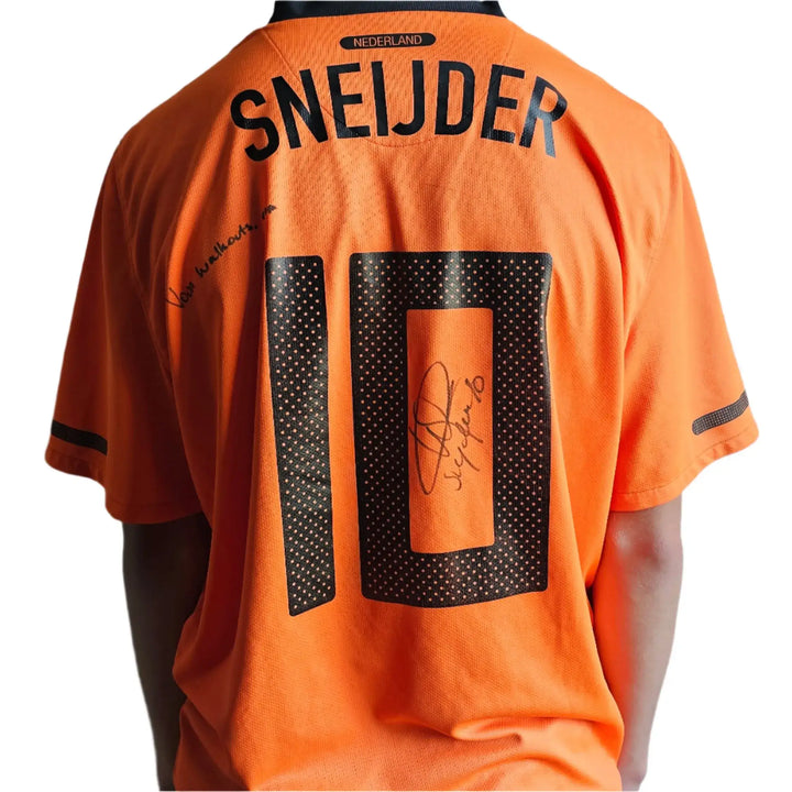 Wesley Sneijder 10 Holland 2010 World Cup Signed Fanshop Shirt