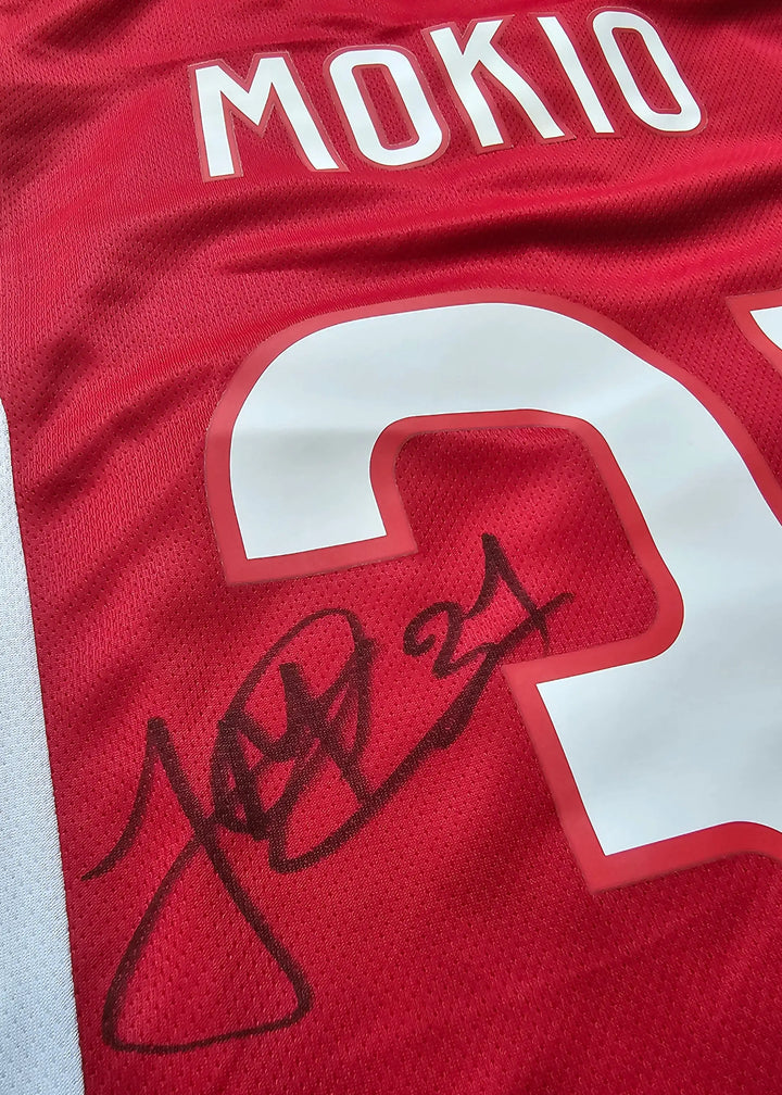 Jorthy Mokio 31 Ajax Signed Football Shirt 2024/25 | Belgian Star