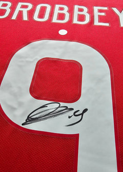 Brian Brobbey Signed Ajax Football Shirt 2024/25 | Photo Proof - Walkouts