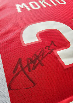 Jorthy Mokio 31 Ajax Signed Football Shirt 2024/25 - Walkouts