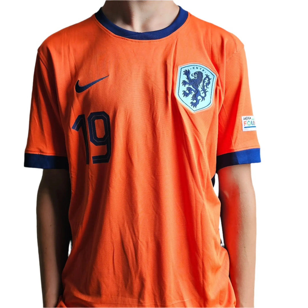 Brian Brobbey Signed Holland Football Shirt 2024 | Euro 2024 Collectible