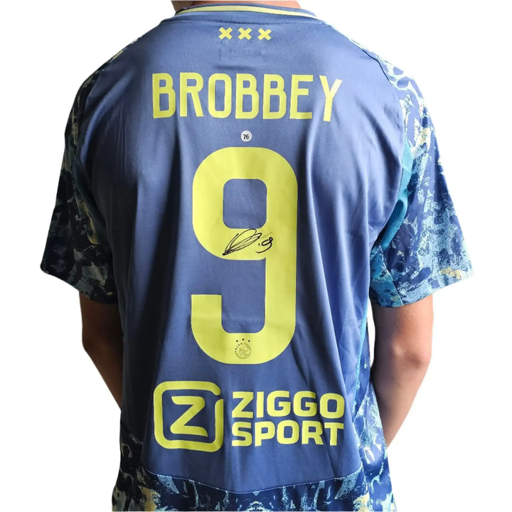 Brian Brobbey Signed Ajax Football Shirt 2024/25 | Exclusive Away Kit