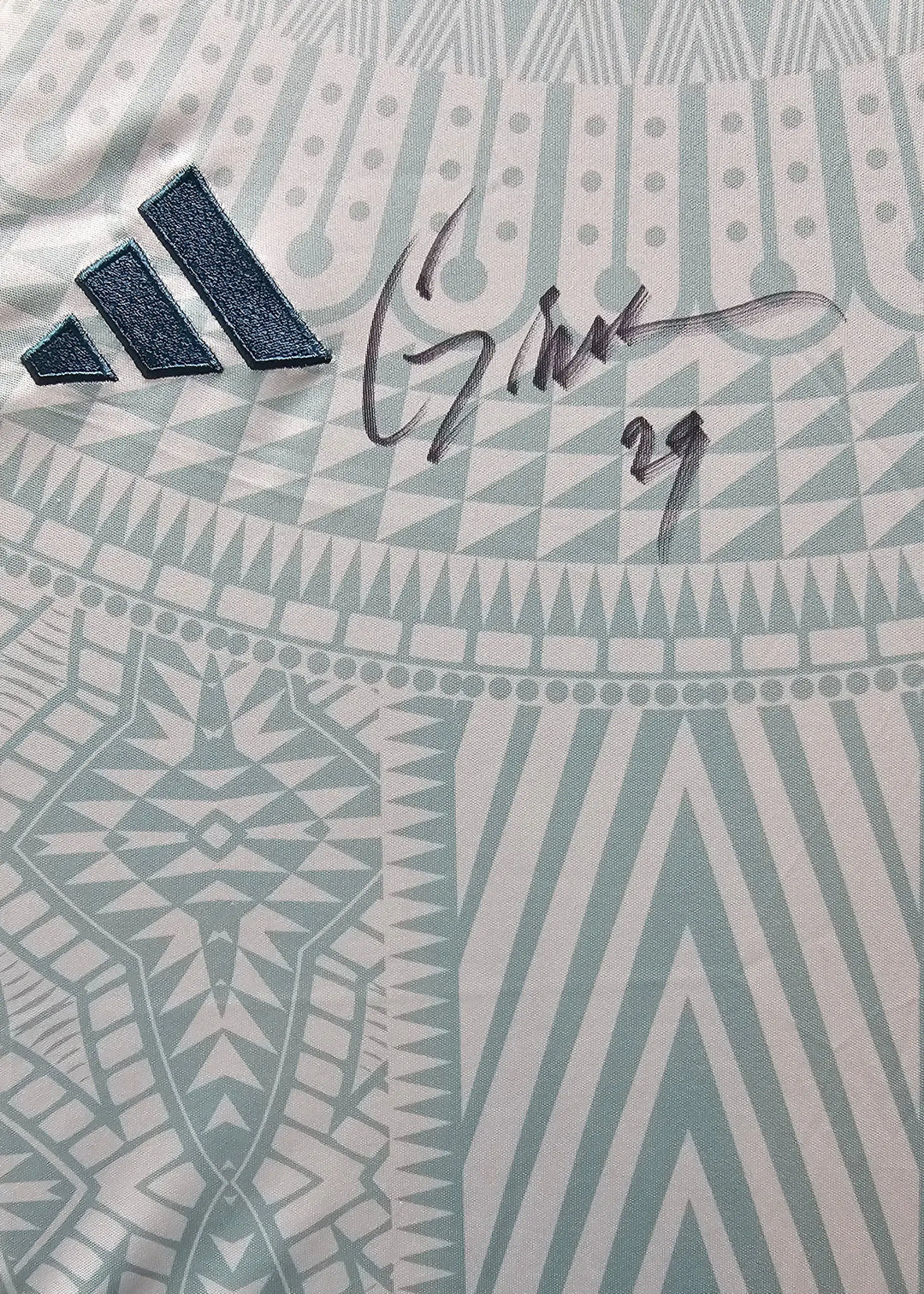 Santiago Gimenez Mexico 2023-2024 Signed Football Shirt Away