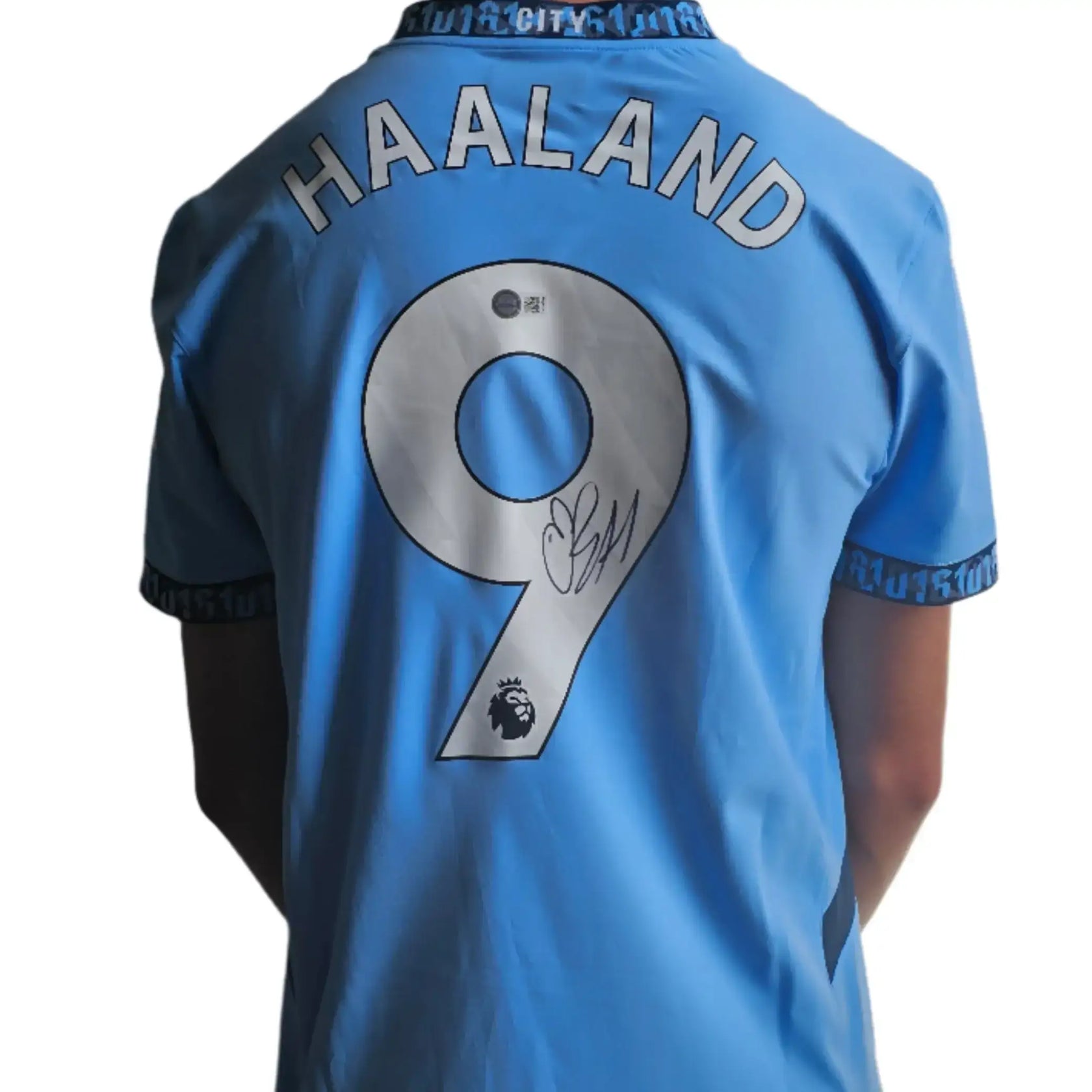 Erling Haaland 9 Manchester City 2024-2025 Signed Football Shirt | Box - Walkouts