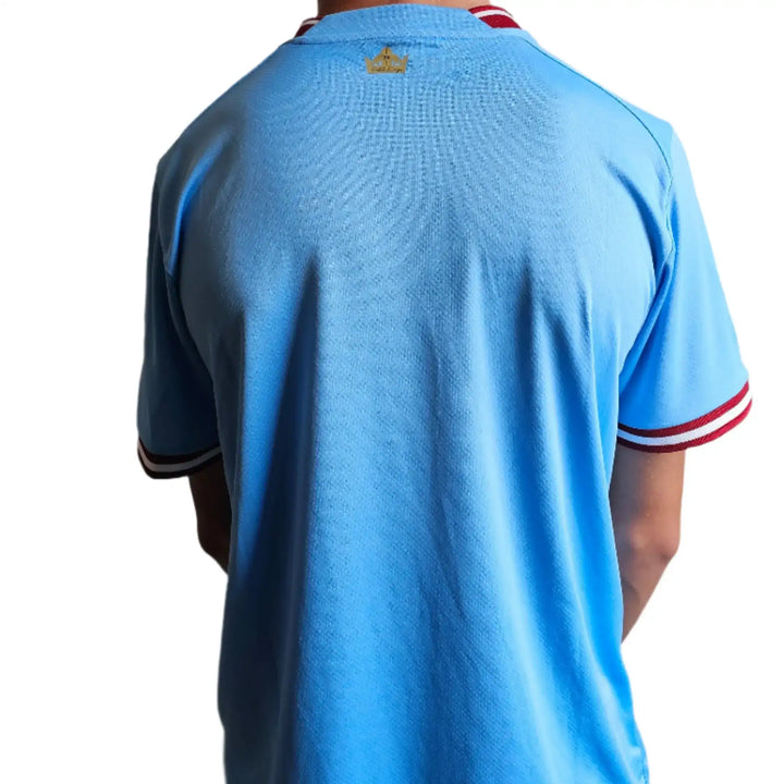 Julián Álvarez 19 Manchester City Signed Football Shirt | Treble Box Edition
