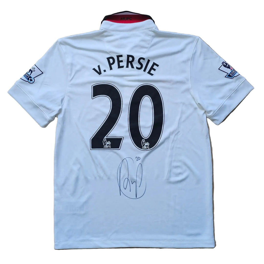 Robin van Persie 20 Manchester United Signed Farewell White | Limited Edition