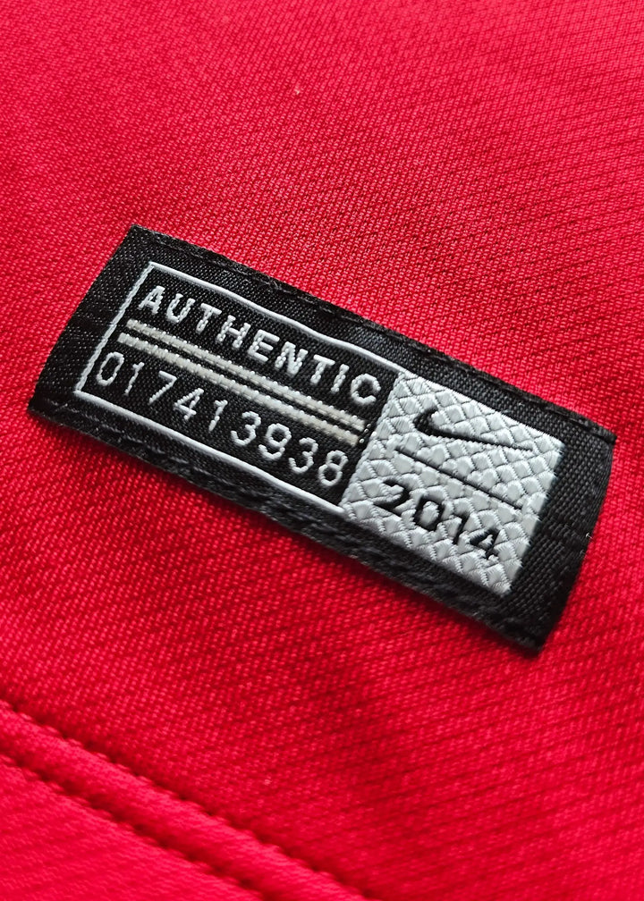 Authentic label with text &