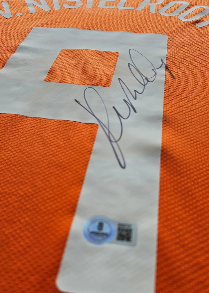 Ruud van Nistelrooij Signed Holland Football Shirt | Beckett Authenticated