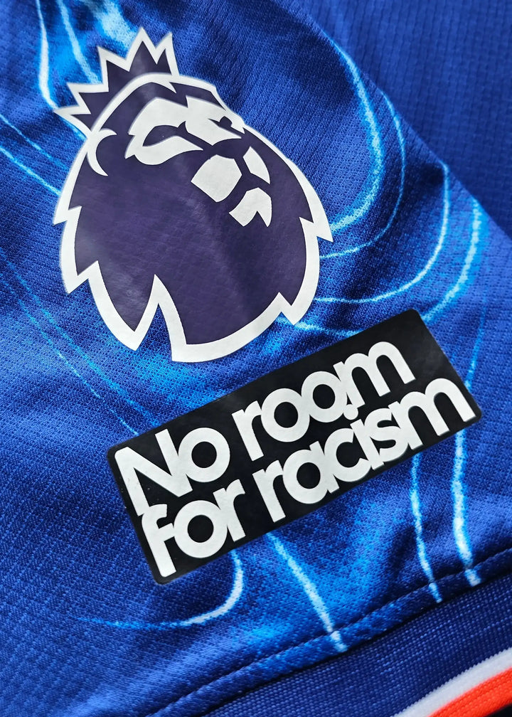 Detail showing the Premier League crest and &