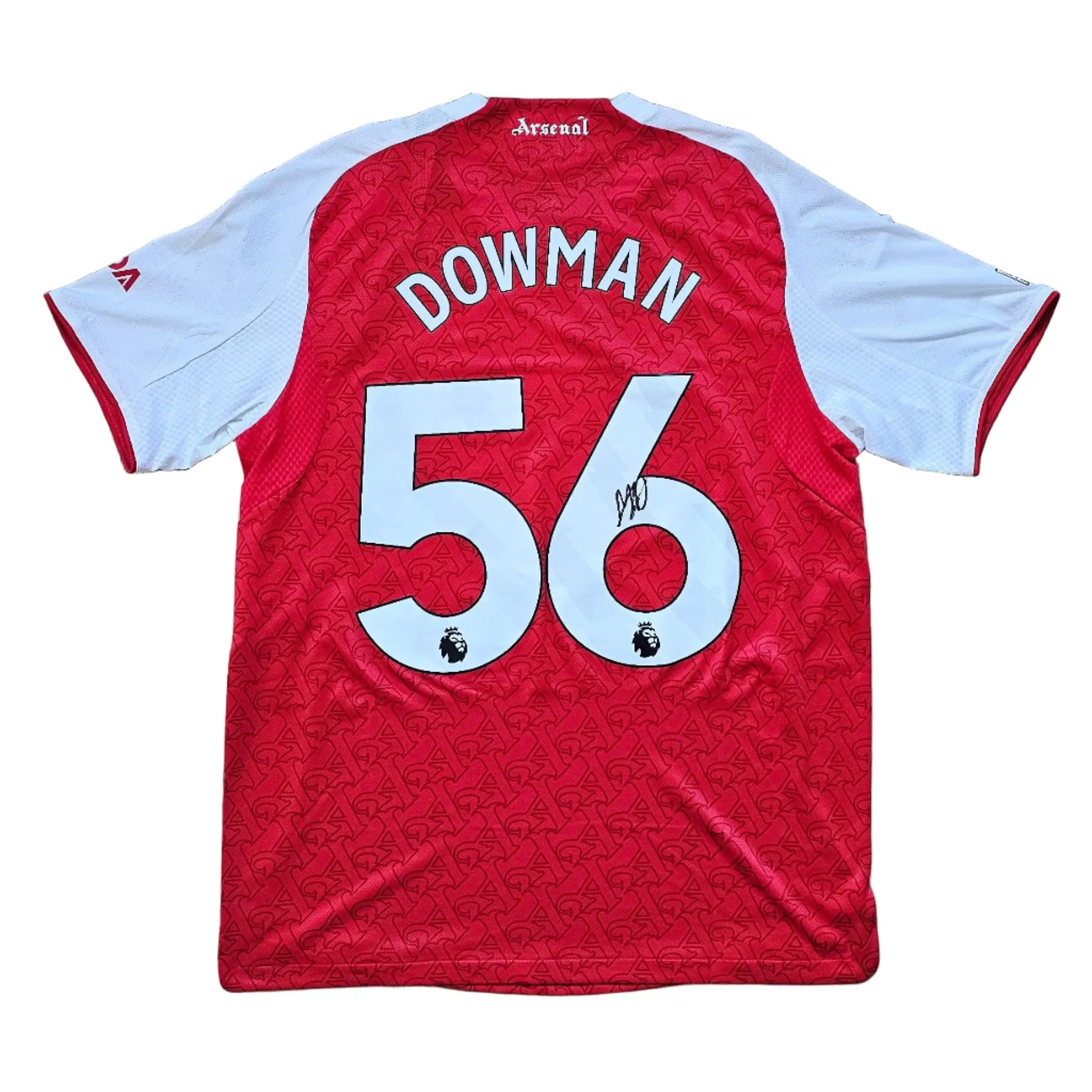 Signed Max Dowman #56 Arsenal 2025-26 Shirt | Walkouts