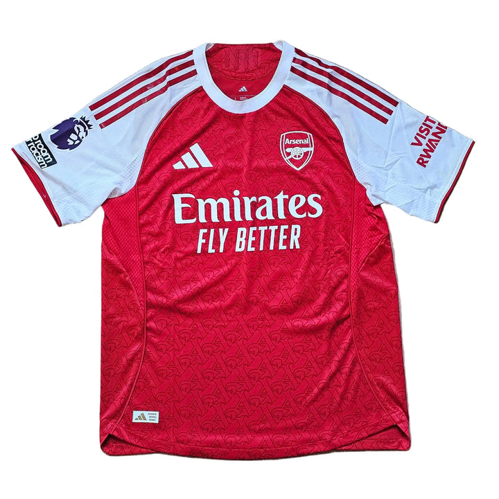 Back view showing the Arsenal crest, Emirates Fly Better sponsor, and player No. 56.