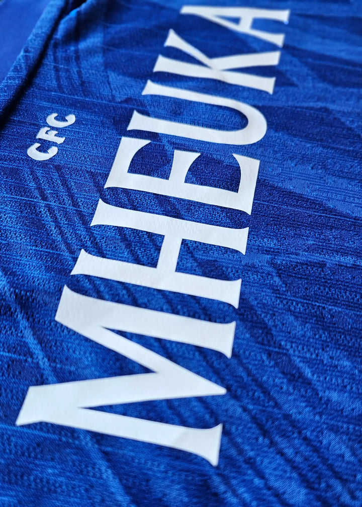 Close-up of the name &