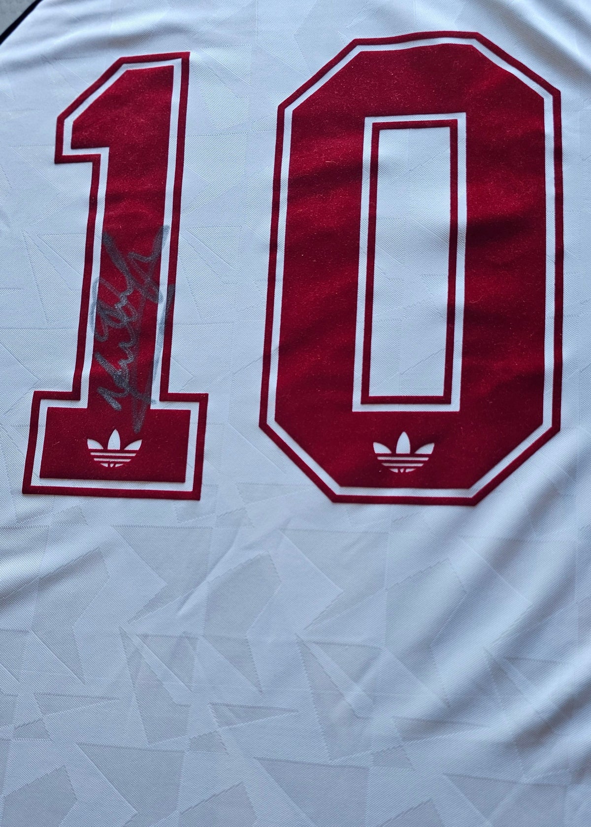 Mark Hughes Manchester United 1990-1991 Signed Shirt | Rotterdam '91