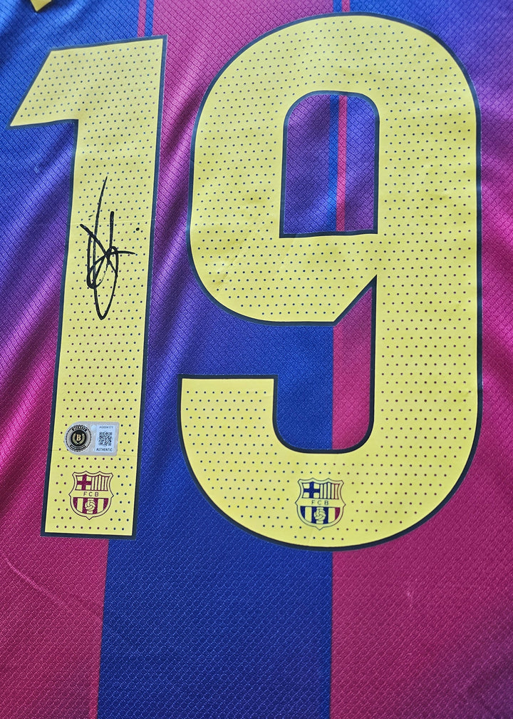Shane Kluivert Barcelona 2025-2026 Signed Football Shirt | Beckett 9