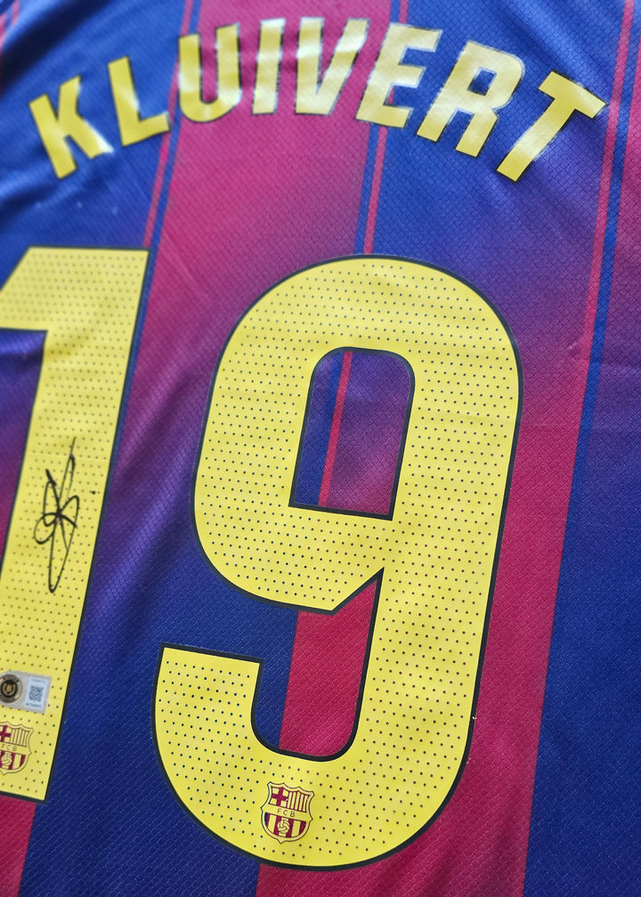 Shane Kluivert 19 Barcelona 2025-2026 Signed Football Shirt