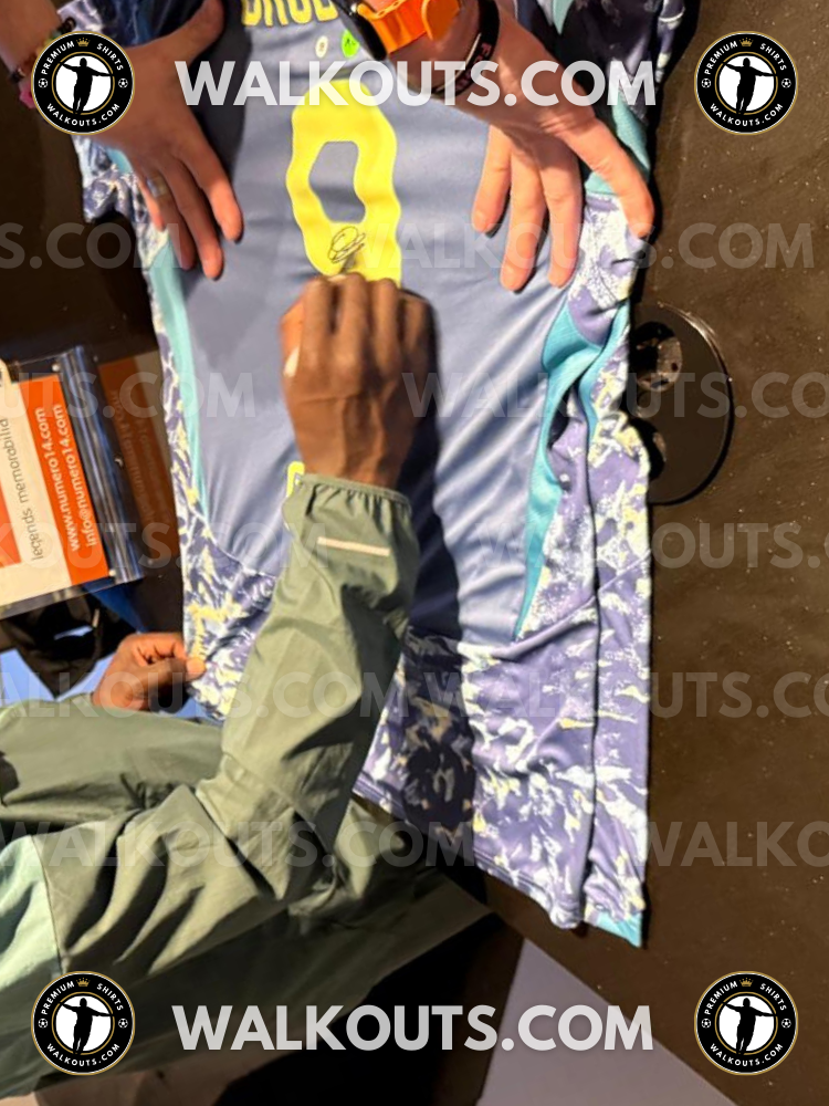 Signed Brian Brobbey Ajax 2024-25 Away | Photo Proof — Signature proof 24BBR20014309