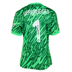 Bart-Verbruggen-Holland-Match-Worn-Back-Signed - Walkouts