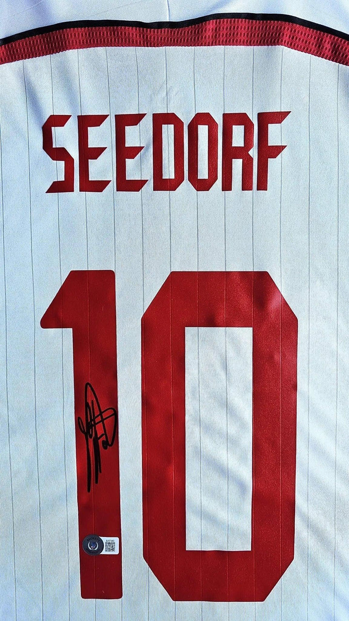 Clarence Seedorf 10 AC Milan 2006-2007 Home - Signed Soccer Shirt | Champions League Triumph - Walkouts