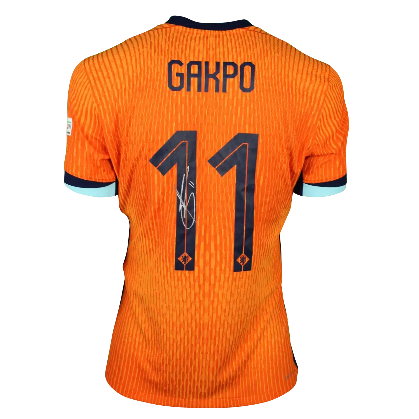 Back view showing GAKPO, No. 11, and a visible signature.