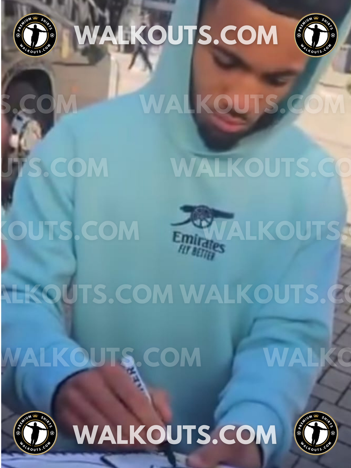 Signing proof photo for Ethan Nwaneri (Arsenal F.C.) — 2024-2025 • #25ENW20025653